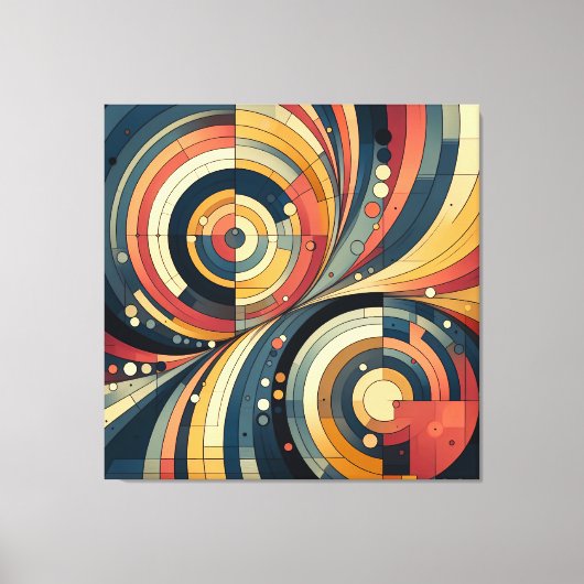 Dualiteit - Bauhaus - Canvas Art Afdruk (Voorkant)