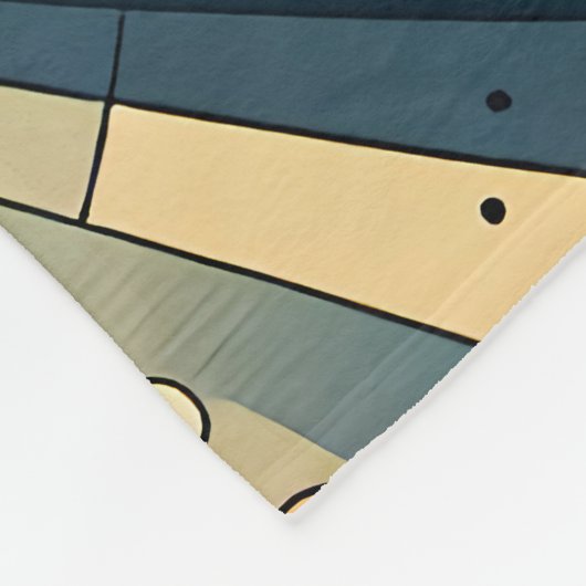 Dualiteit - Bauhaus - Fleece Gooi Deken (Hoek)