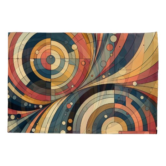 Dualiteit - Bauhaus - Kussen Hoesje Kussensloop (Achterkant)