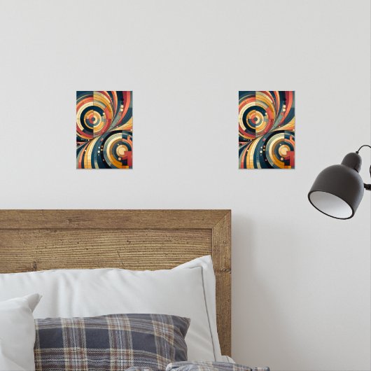 Dualiteit - Bauhaus - Poster Muurkunst Sets (Slaapkamer)