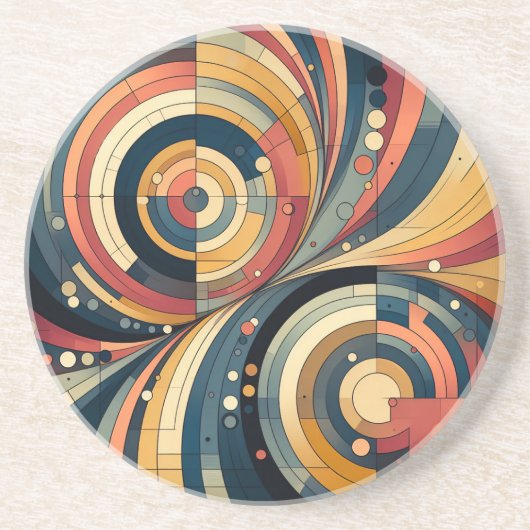 Dualiteit - Bauhaus - Zandstenen Onderzetters (Voorkant)