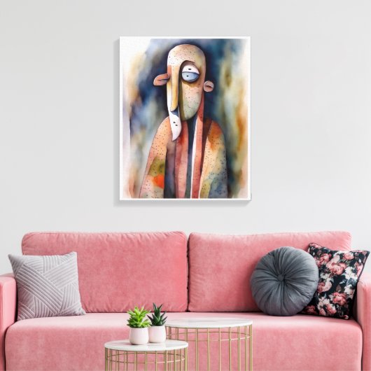 dualiteit canvas afdruk (Insitu (Woonkamer))