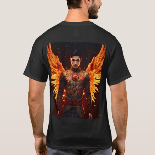 Dualiteit in balans: Devil Angel T-shirt (Achterkant)
