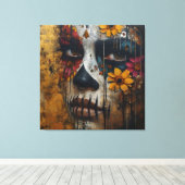 Dualiteit in Bloom Canvas Afdruk (Insitu (Houten vloer))