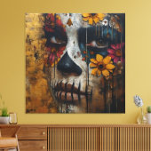 Dualiteit in Bloom Canvas Afdruk (Insitu (Woonkamer))