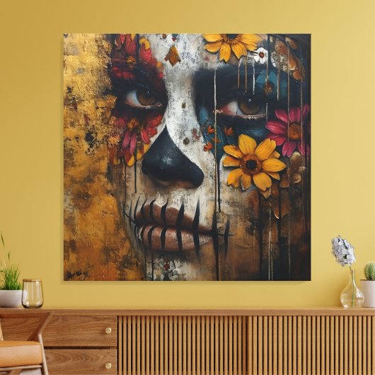 Dualiteit in Bloom Canvas Afdruk (Insitu (Woonkamer))