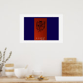 Dualiteit Kunst Portret Poster (Keuken)