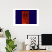 Dualiteit Kunst Portret Poster (Thuiskantoor)