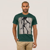 "Dualiteit onthuld: een visuele verkenning van bip T-shirt (Voorkant volledig)