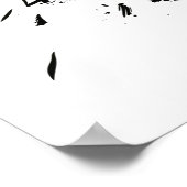 Dualiteit Ontketend – Intens Abstract Gezichtskuns Poster (Hoek)
