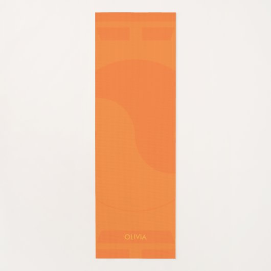 Dualiteit | Sinaasappels op maat Yogamat (Voorkant)