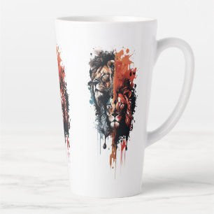 Dualiteit van de Koning Gespleten Heerschappij Gek Latte Mok