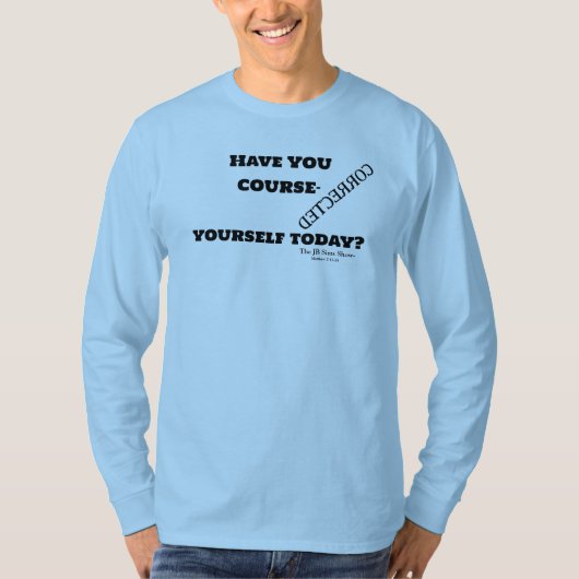 Dualiteit van keuze: goed of fout lange mouw t-shirt (Voorkant)