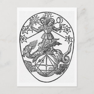 Dualiteitssymbool Rebis Briefkaart