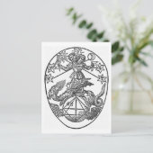 Dualiteitssymbool Rebis Briefkaart (Staand voorkant)