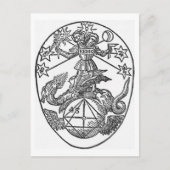 Dualiteitssymbool Rebis Briefkaart (Voorkant)