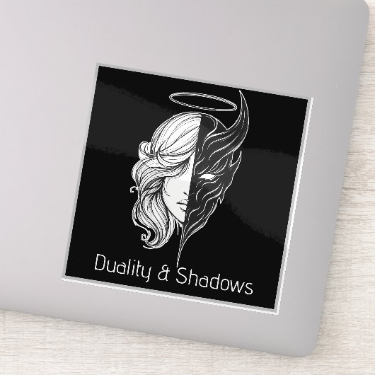 Duality and Shadow Sticker (Detail)