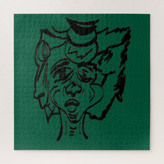 Duality Art Portrait Jigsaw Puzzle Legpuzzel (Verticaal)