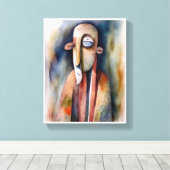 duality canvas afdruk (Insitu (Houten vloer))