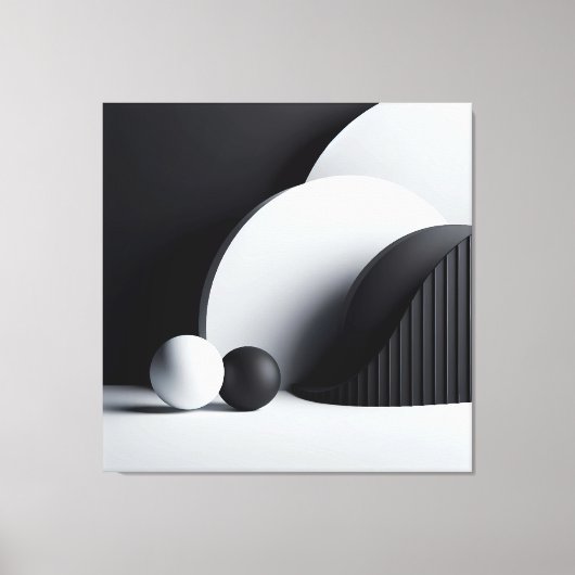 Duality in Silent Motion Canvas Afdruk (Voorkant)