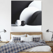Duality in Silent Motion Canvas Afdruk (Insitu (Slaapkamer))