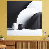 Duality in Silent Motion Canvas Afdruk (Insitu (Woonkamer))