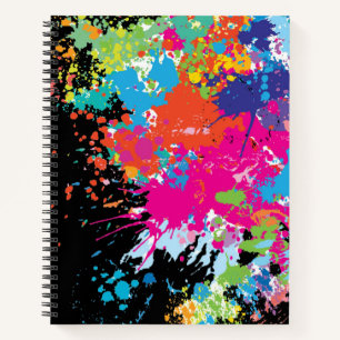 Duality Journal – Paint Spill Chaos Edition Notitieboek