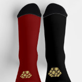 Duality Socks – Red & Black Sokken (Top)