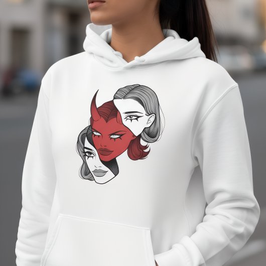 Duality Woman Hoodie