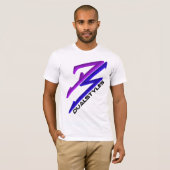 Dualstijlen T-shirt (wit) (Voorkant volledig)