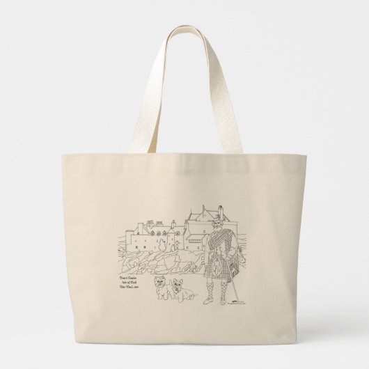 Duart Castle Isle of Mull Schotland Tote Tas (Achterkant)