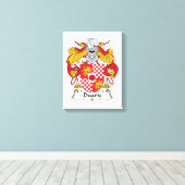 Duarte Family Crest Canvas Afdruk (Insitu (Houten vloer))