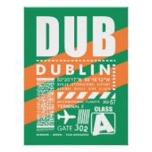 DUB Dublin Airport Perfect Poster (Voorkant)