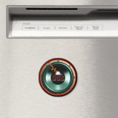 DUB RED HOT WOOFER T-shirts Magneet (Insitu (Vaatwasser))