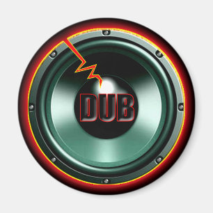 DUB RED HOT WOOFER T-shirts Magneet
