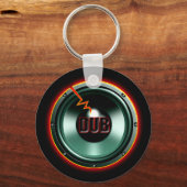 DUB RED HOT WOOFER T-shirts Sleutelhanger (Voorkant)