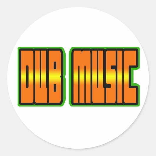 DUB RONDE STICKER (Voorkant)