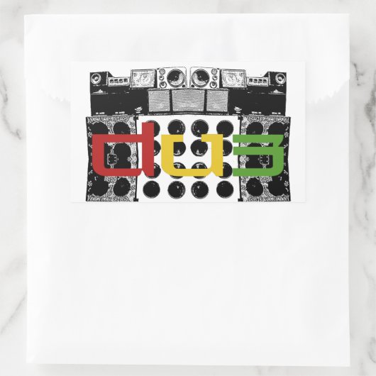 dub soundsystem Sticker (Tas)