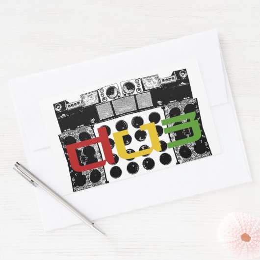 dub soundsystem Sticker (Envelop)