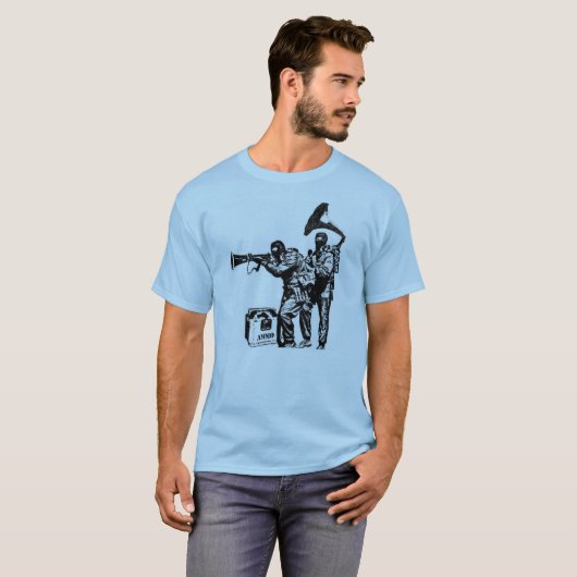 dub-stap t-shirt (Voorkant volledig)