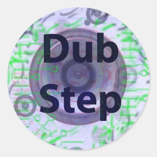 Dub Step Sticker (Voorkant)