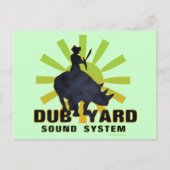 Dub Yard Sound System Briefkaart (Voorkant)