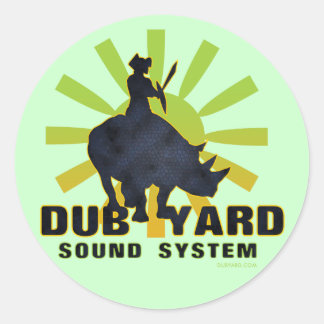 Dub Yard Sound System Ronde Sticker