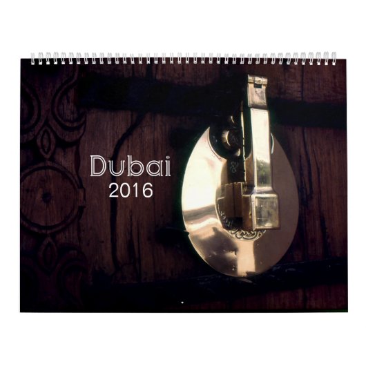 Dubai 2016 kalender (Hoes)