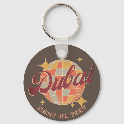 Dubai accessoire souvenir sleutelhanger (Voorkant)