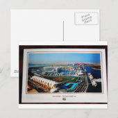 DUBAI AERIAL UITZICHTEN BRIEFKAART (Voorkant / Achterkant)