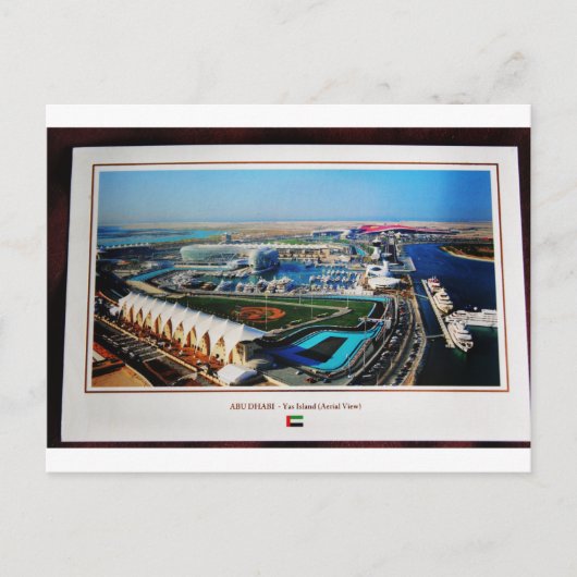DUBAI AERIAL UITZICHTEN BRIEFKAART (Voorkant)