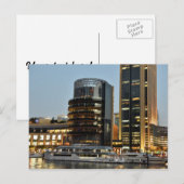 Dubai architectuur bij nacht briefkaart (Voorkant / Achterkant)