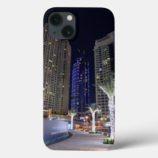 Dubai architectuur bij nacht Case-Mate iPhone case (Achterkant)