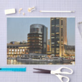 Dubai architectuur bij nacht tissuepapier (Craft)